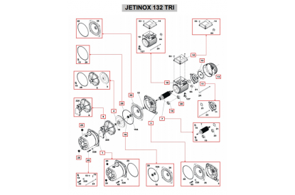 Pièces détachée Jetinox 132 T