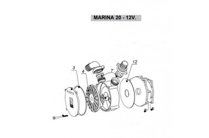 Pièces détachée Marina 20 - 12 V