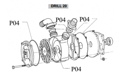 Pièces détachée Drill 20 pour perçeuse