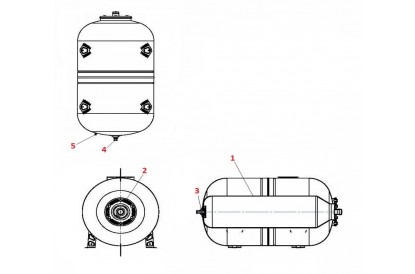 Pièces détachée Maxired Varem Horizontal 150L