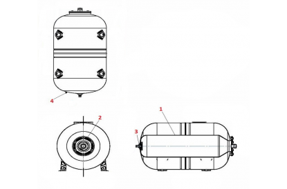 Pièces détachée Maxired Varem Horizontal 50L