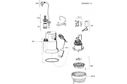 Pièces détachée Drainex.1 - RECONDITIONNÉ - Bon état