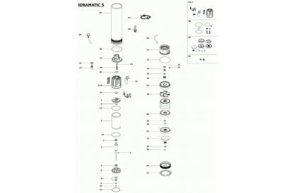 Pièces détachée Idramatic 1200 S