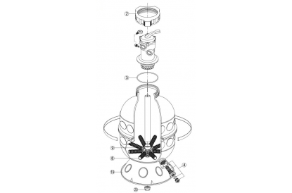 Pièces détachée Pro série HI top 6 m3/h - Ø400