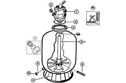 Pièces détachée Pro Top - 10 m3/h - RECONDITIONNÉ - Bon état