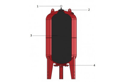 Pièces détachée Réservoir vertical 200L - RECONDITIONNÉ - Bon état