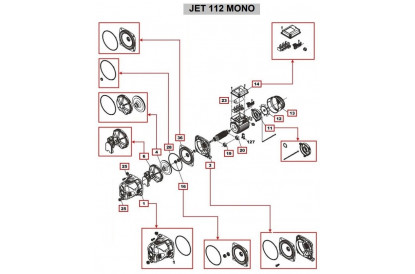Pièces détachée Jet 112 M - RECONDITIONNÉ - Bon état