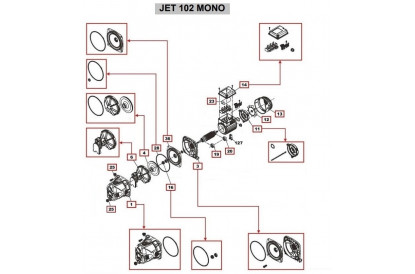Pièces détachée Jet 102 M - RECONDITIONNÉ - Bon état