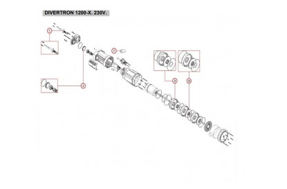 Pièces détachée Divertron 1200-X - RECONDITIONNÉ - Bon état