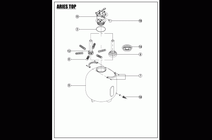 Pièces détachée Aries 350 6TP - RECONDITIONNÉ - Très bon état