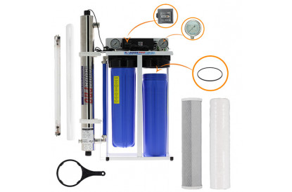 Pièces détachée UV Big Blue Filtration Plus 12GPM - RECONDITIONNÉ - Bon état
