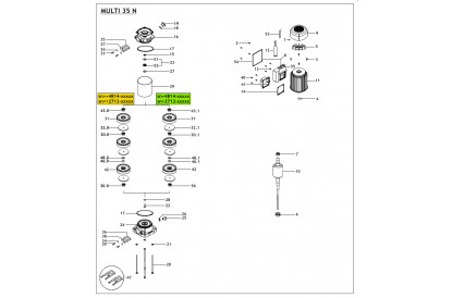 Pièces détachée MULTI 35-5 TN - RECONDITIONNÉ - Très bon état