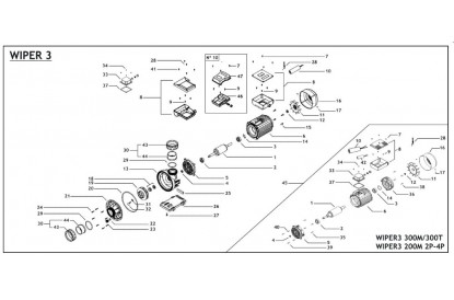 Pièces détachée Wiper3 NCC 200 M - RECONDITIONNÉ - Très bon état