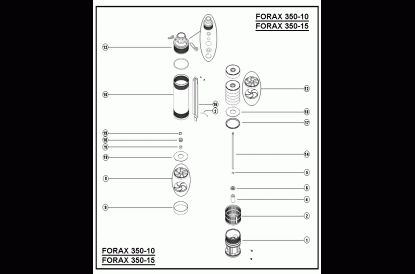 Pièces détachée Forax 350-15 40 M