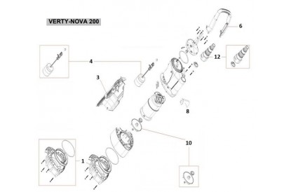 Pièces détachée Verty Nova 200