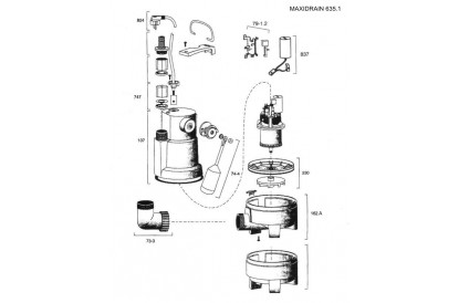 Pièces détachée Maxidrain 635