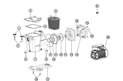 Pièces détachée Super Pump 1,5 Cv Mono 2