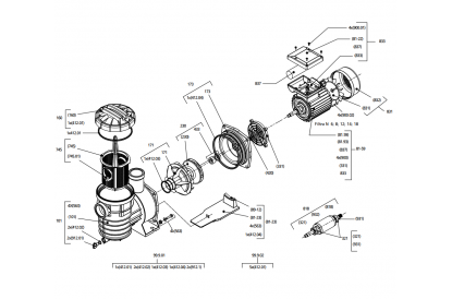 Pièces détachée Filtra N 24 Mono - 24 m3/h