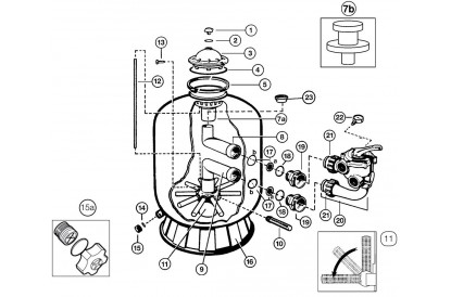 Pièces détachée Pro Side - 10 m3/h